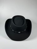 Royal Stallion Fashion Black Wool Western Cowboy Hat – Telescope Crown