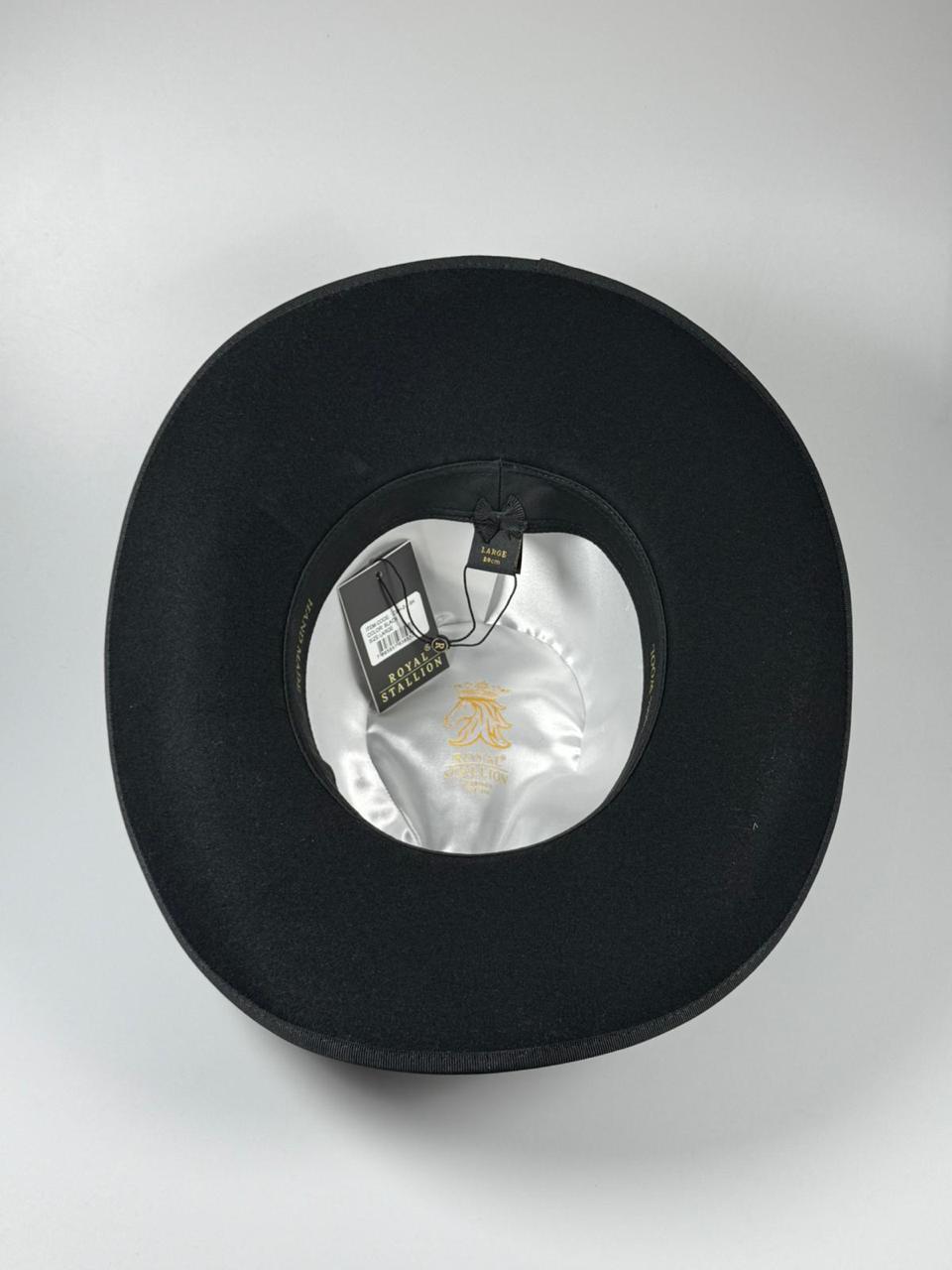 Royal Stallion Fashion Black Wool Western Cowboy Hat – Longhorn Edition