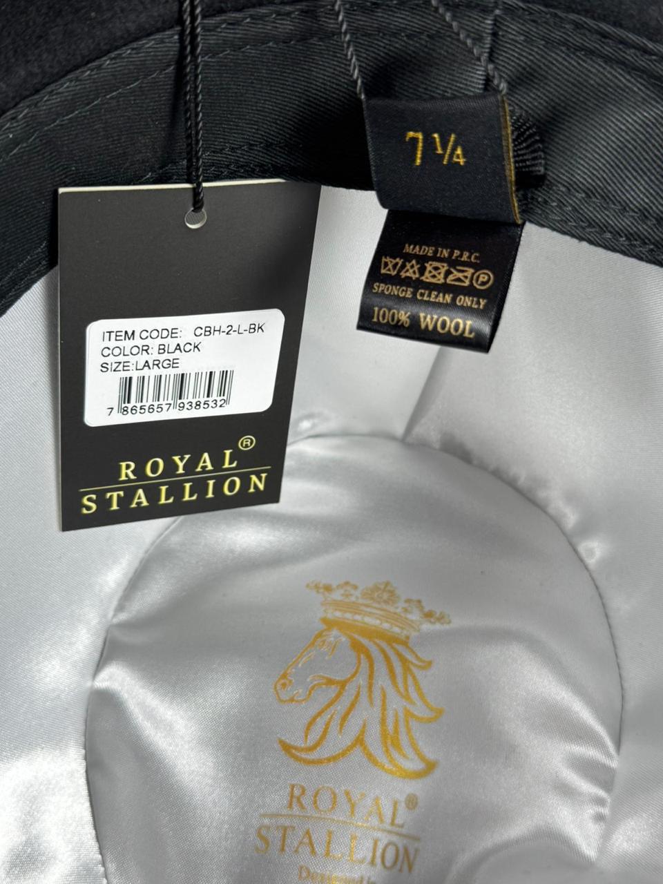 Royal Stallion Fashion Black Wool Western Cowboy Hat – Longhorn Edition