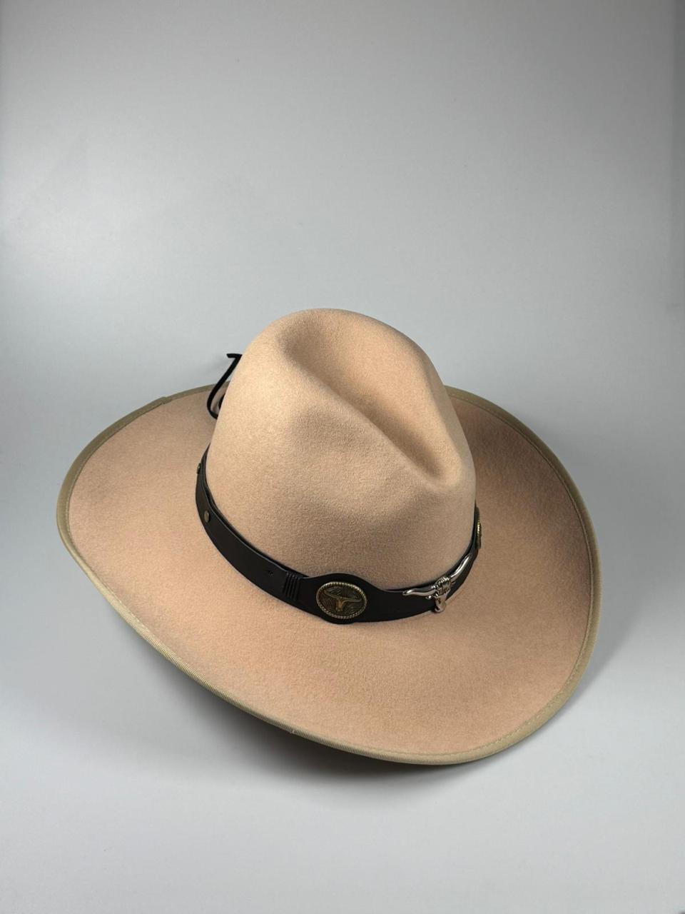 Royal Stallion Fashion Sand Beige Wool Western Cowboy Hat