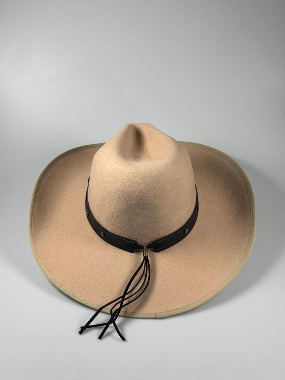 Royal Stallion Fashion Sand Beige Wool Western Cowboy Hat